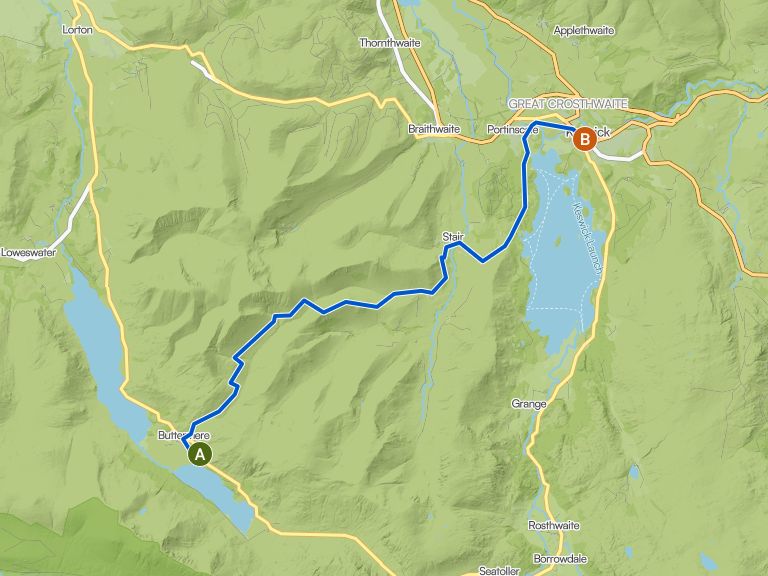 Trekking im Lake District – Tag #5: Buttermere bis Keswick | hike | Komoot